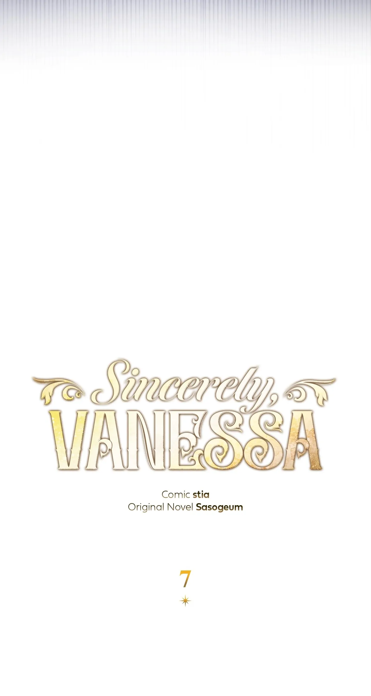 Sincerely, Vanessa chapter 7 page 19
