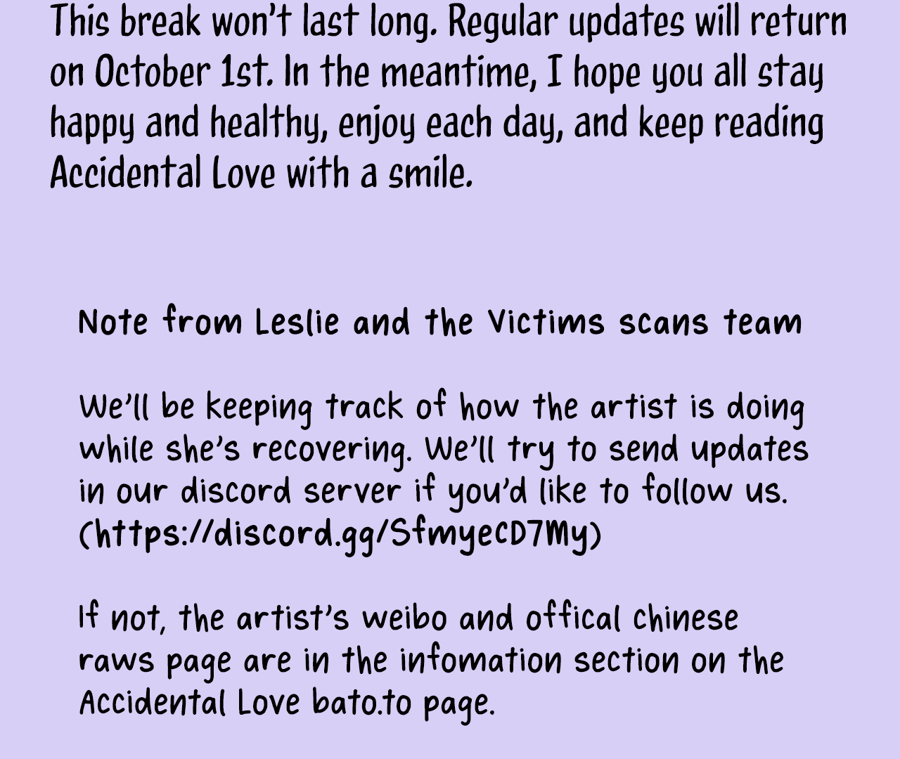 Only for Love chapter 61.5 page 3