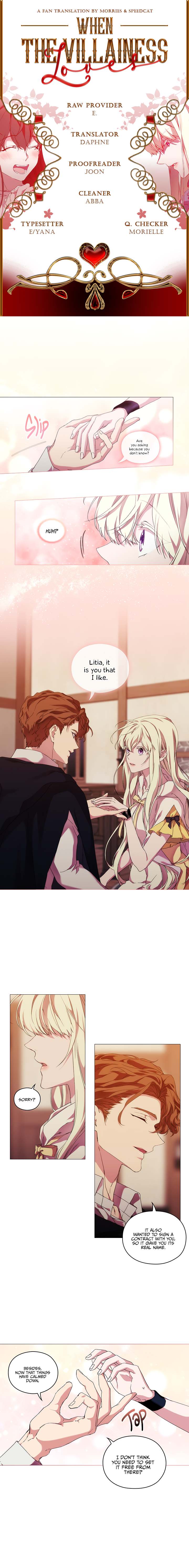 When the Villainess Loves chapter 49 page 1