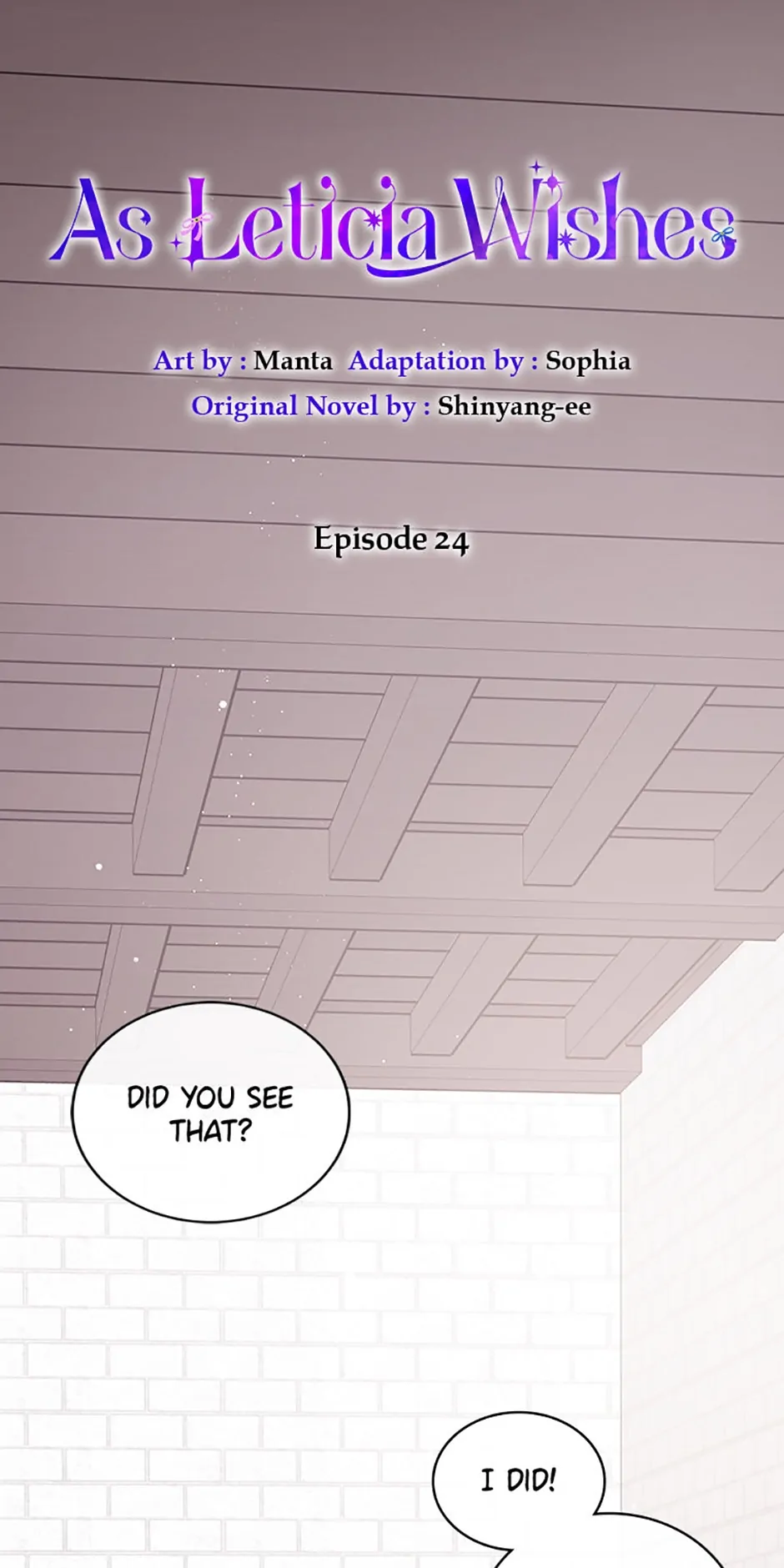 Everything is under the baby’s feet chapter 24 page 1