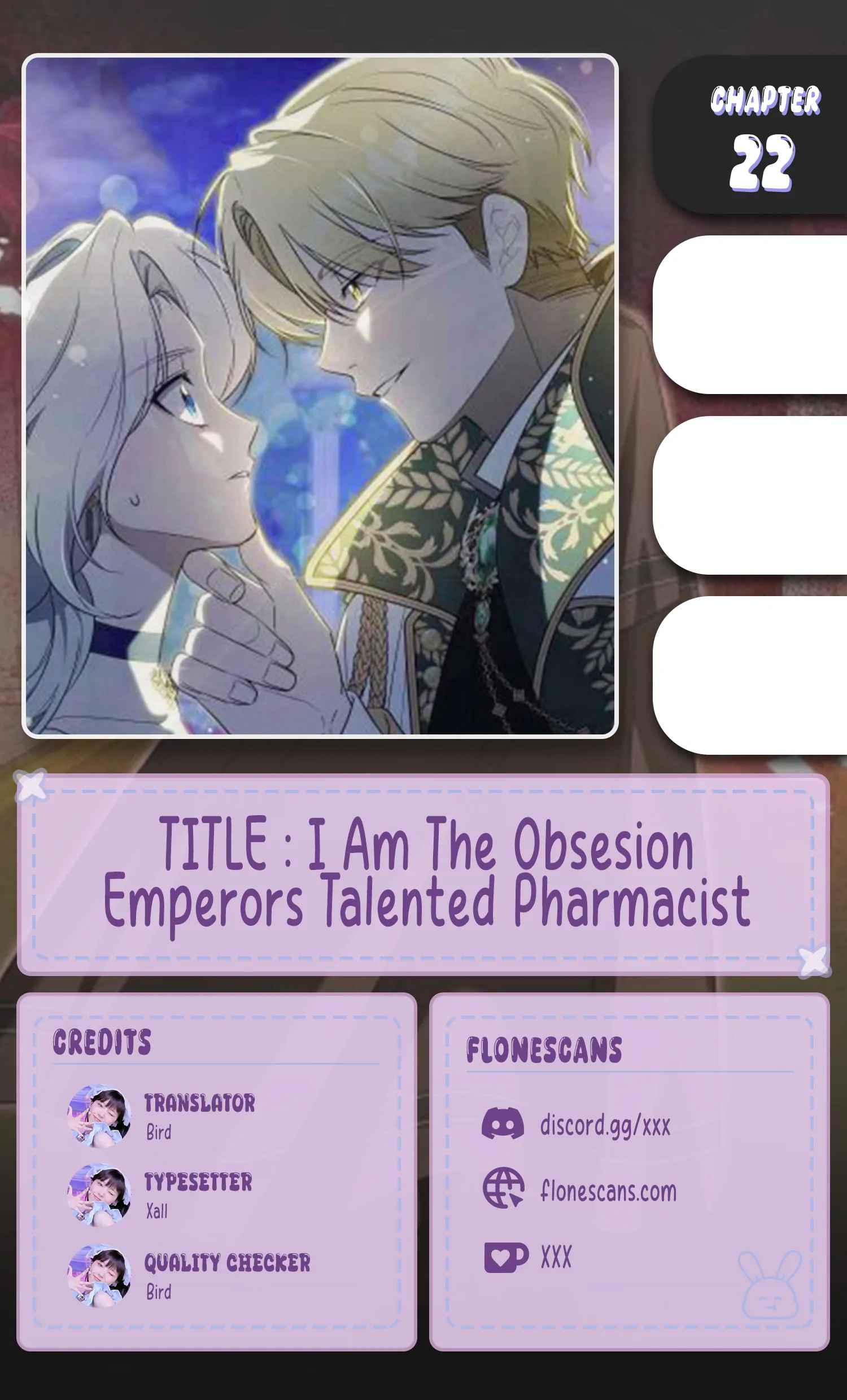 The Obsessive Emperor’s Capable Pharmacist chapter 22 page 1