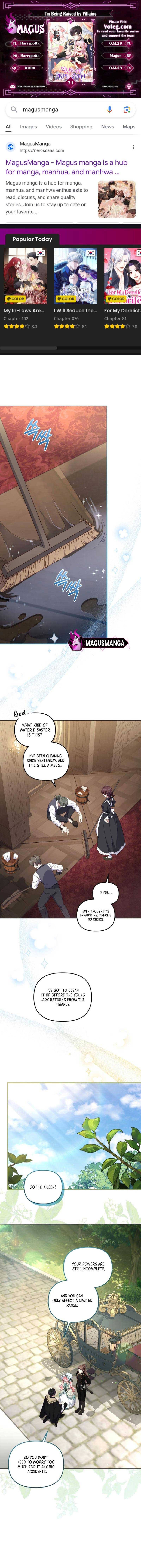 I’m Being Raised by Villains chapter 71 page 1
