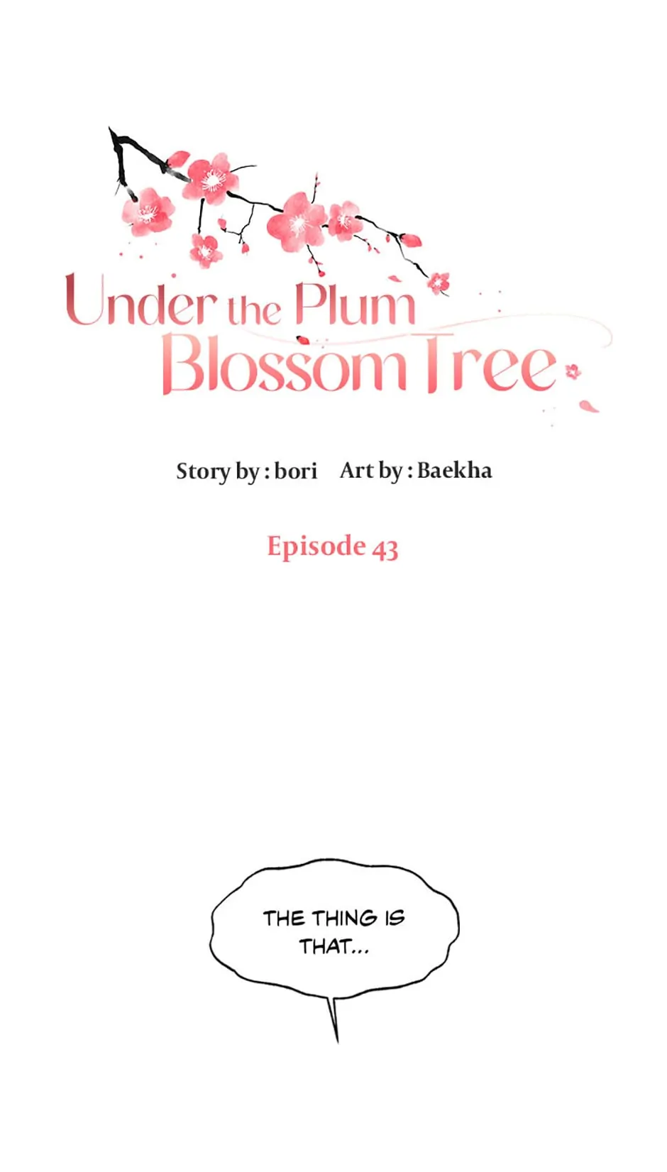 Under the Plum Blossom Tree chapter 43 page 1
