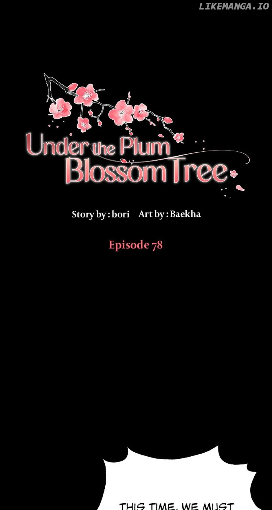Under the Plum Blossom Tree chapter 78 page 1