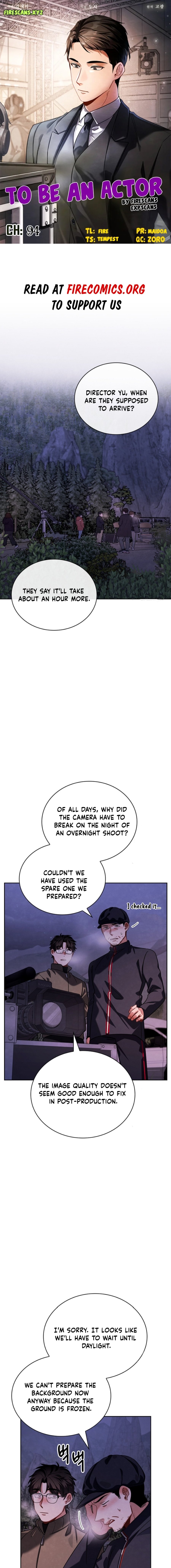 To Be an Actor chapter 94 page 1
