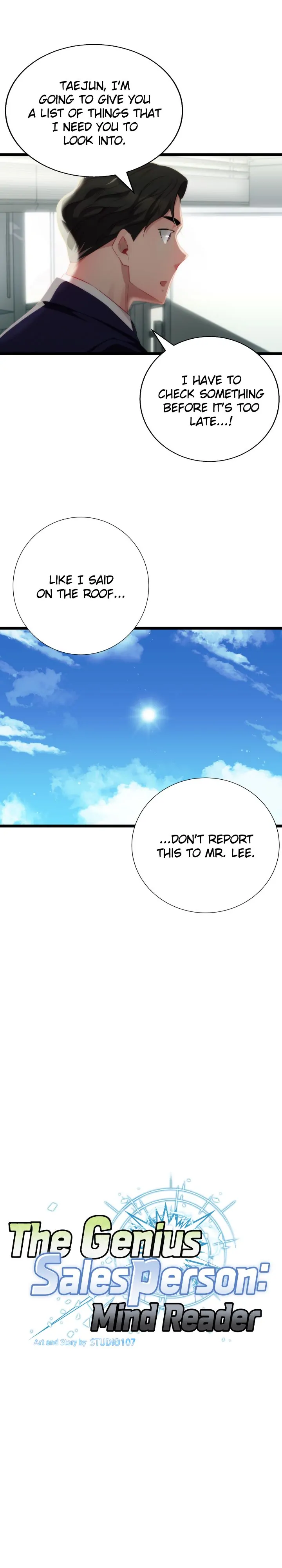 The Genius Sales Person: Mind Reader chapter 16 page 1