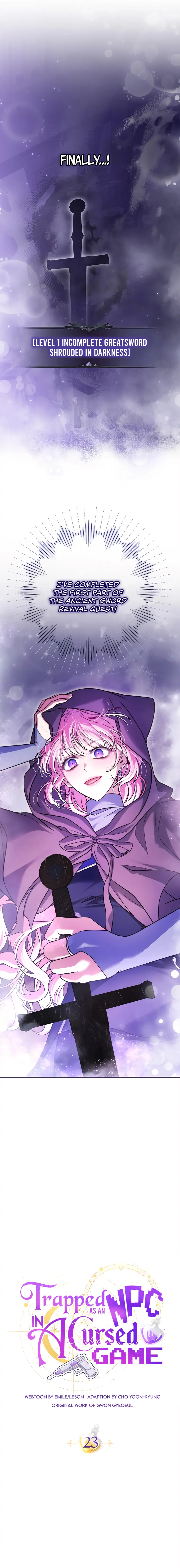 Trapped in a Cursed Game, but now with NPCs chapter 23 page 1