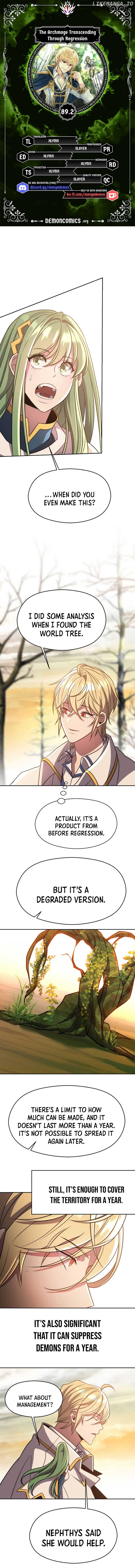 Archmage Transcending Through Regression chapter 89.2 page 1