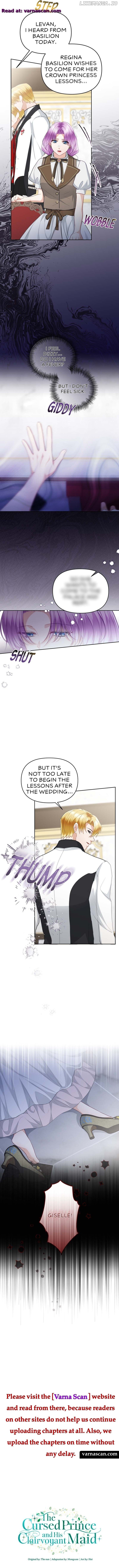The Cursed Prince and His Clairvoyant Maid chapter 29 page 8