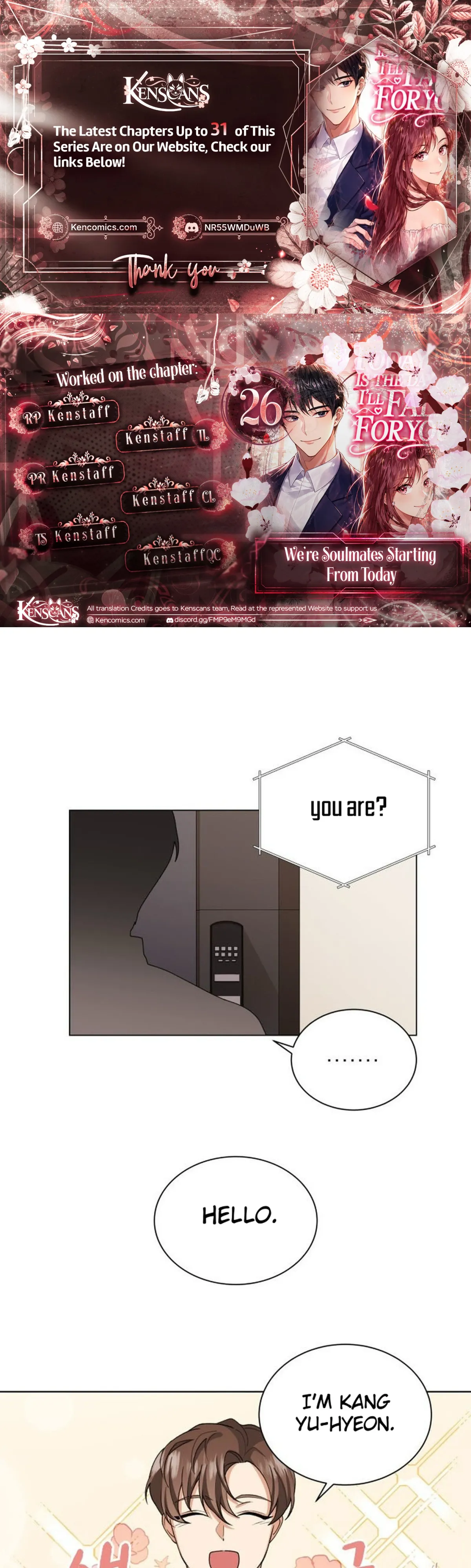 We’re Soulmates Starting From Today chapter 26 page 1