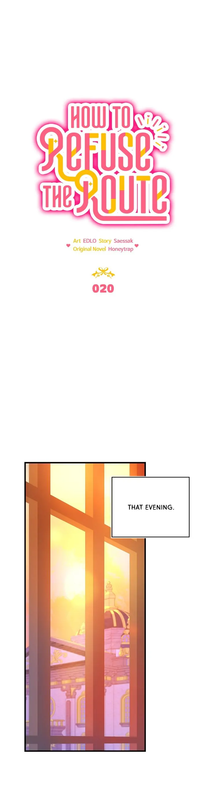 To deny the route chapter 20 page 5