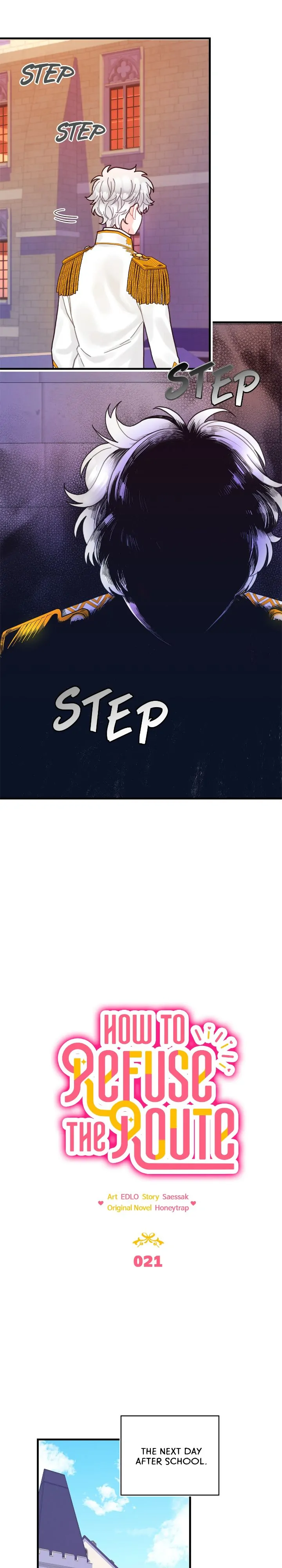 To deny the route chapter 21 page 22