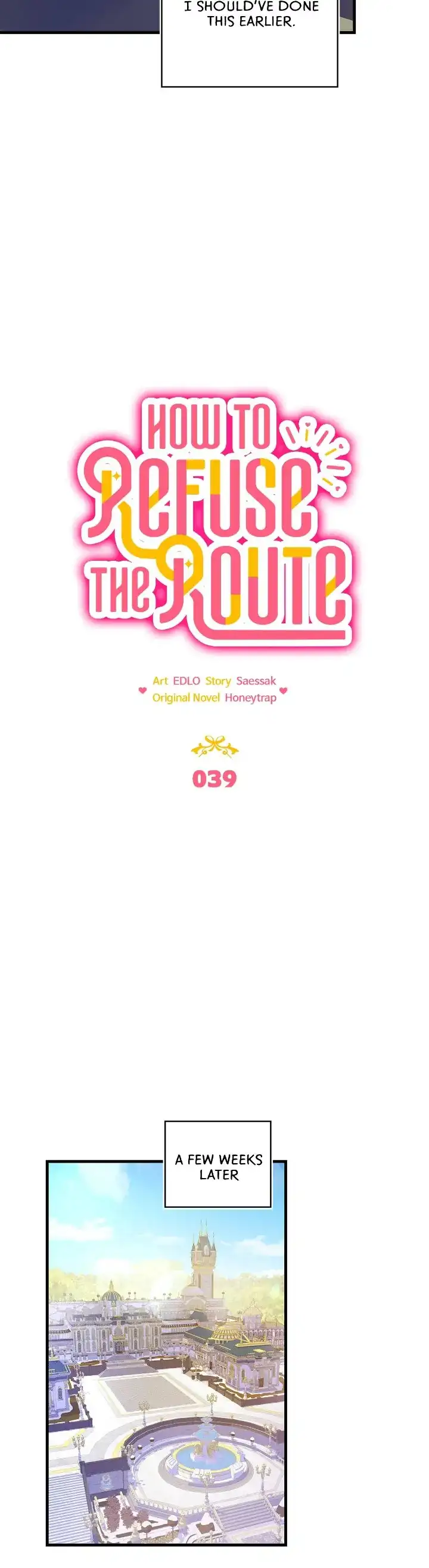 To deny the route chapter 39 page 19