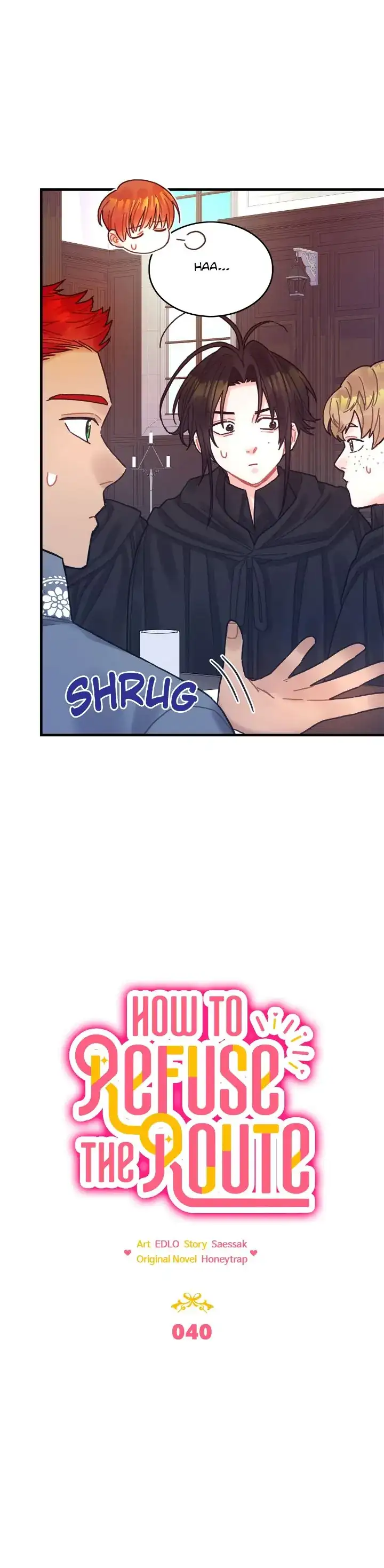 To deny the route chapter 40 page 19