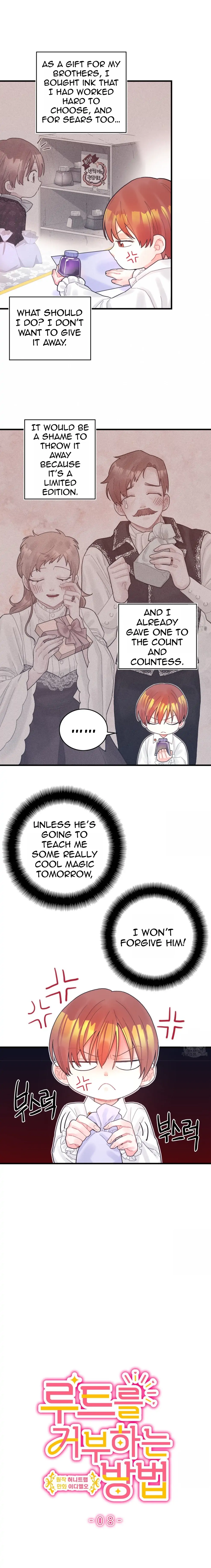 To deny the route chapter 8 page 9