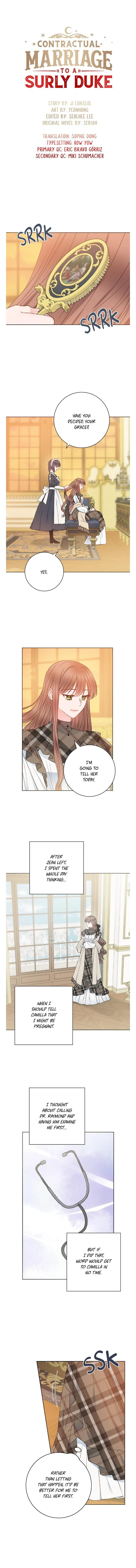 Sickly? Husband’s Contractual Wife chapter 45 page 1