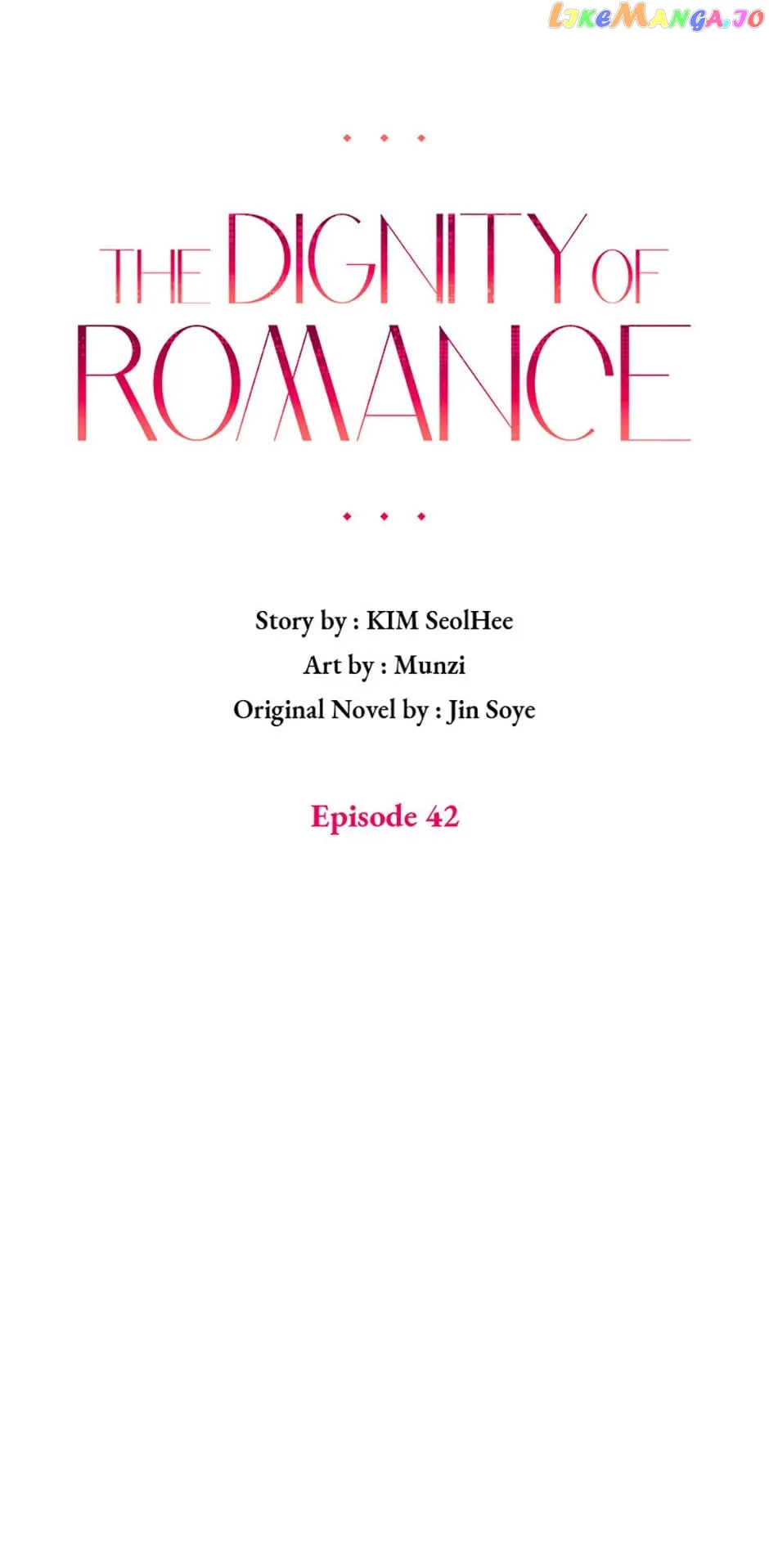 The Dignity Of Romance chapter 42 page 1