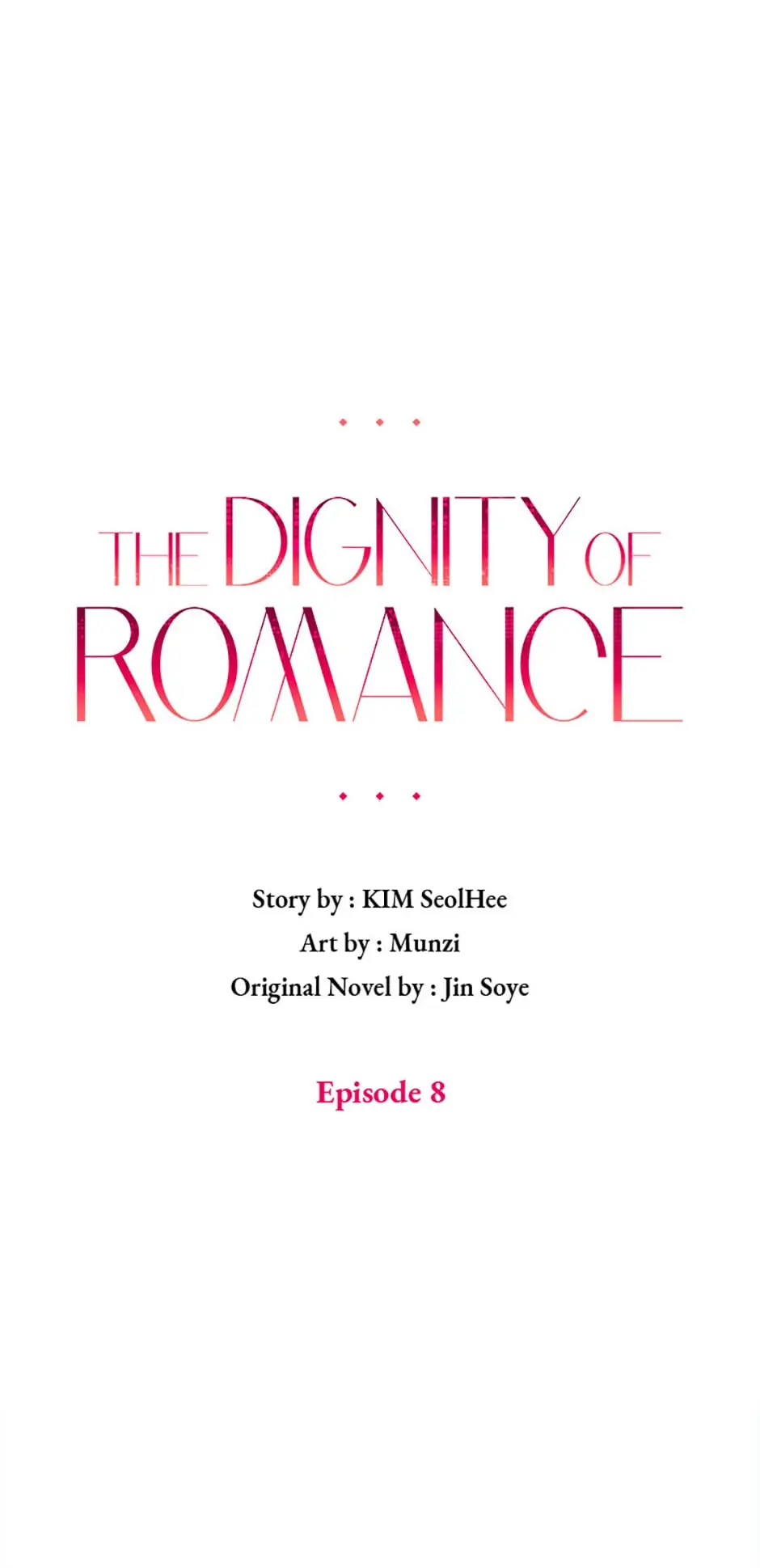 The Dignity Of Romance chapter 8 page 1