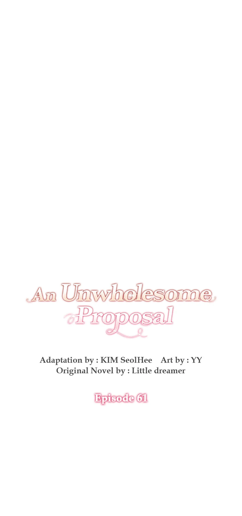An Unwholesome Proposal chapter 61 page 1