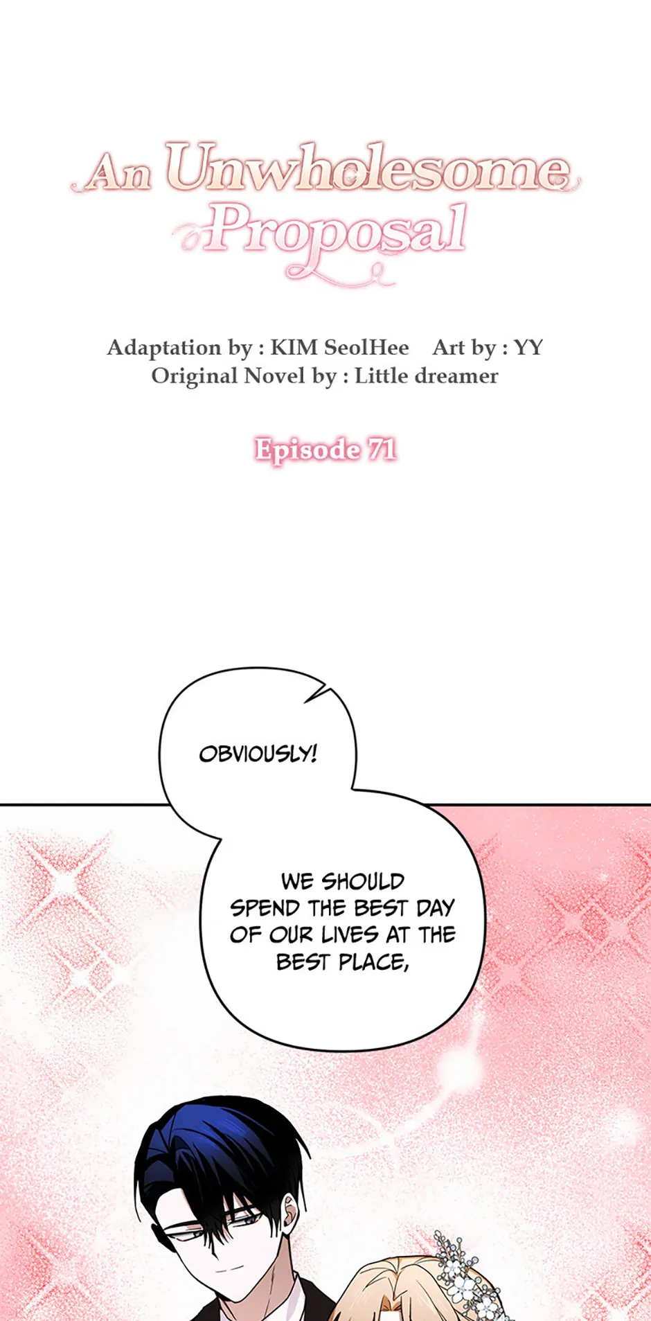 An Unwholesome Proposal chapter 71 page 1
