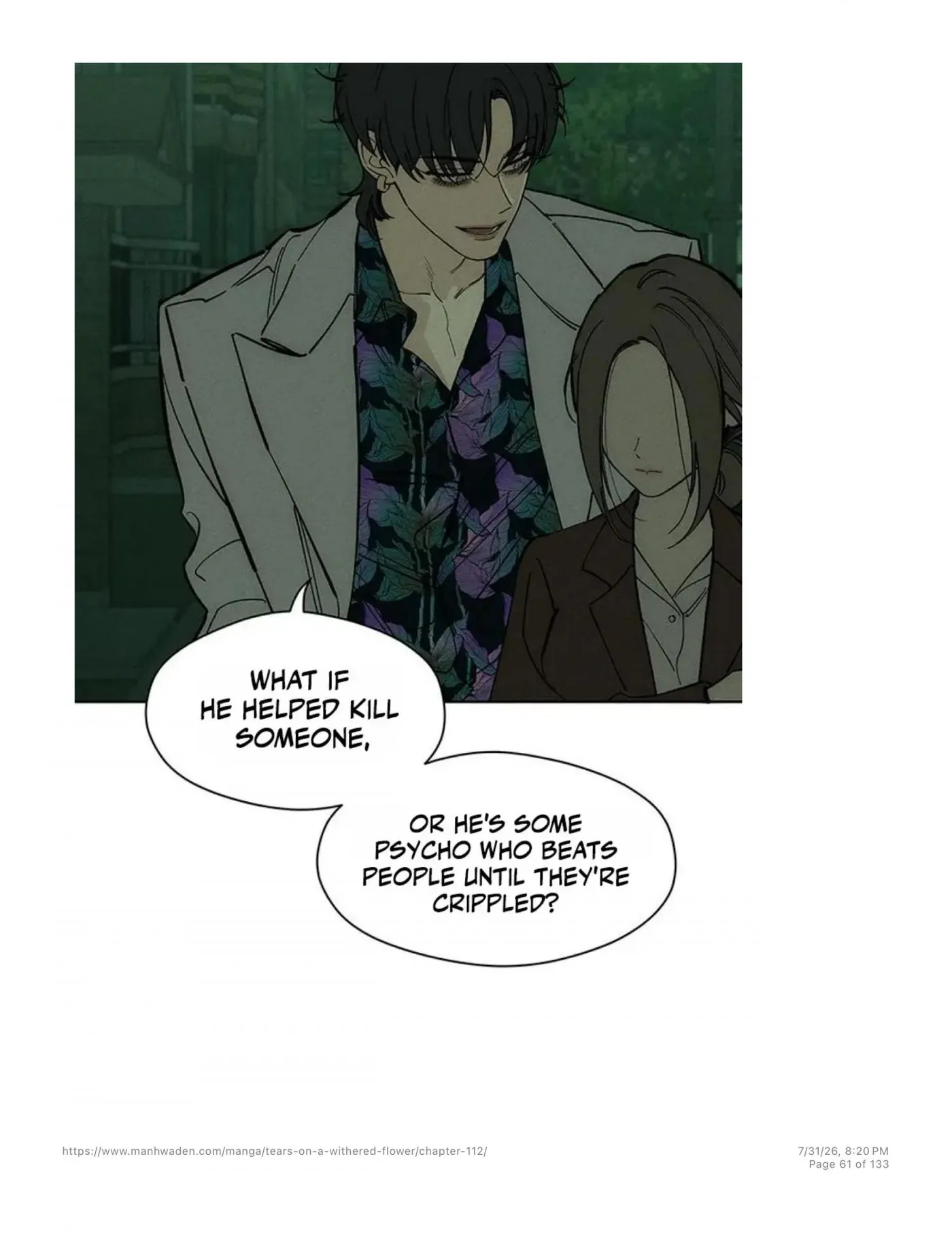 Tears on a Withered Flower chapter 112 page 60