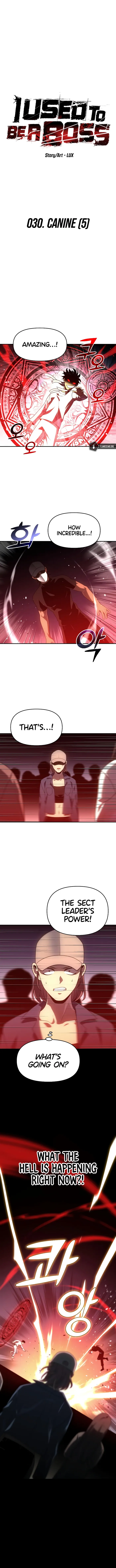 I Used to be a Boss chapter 30 page 1