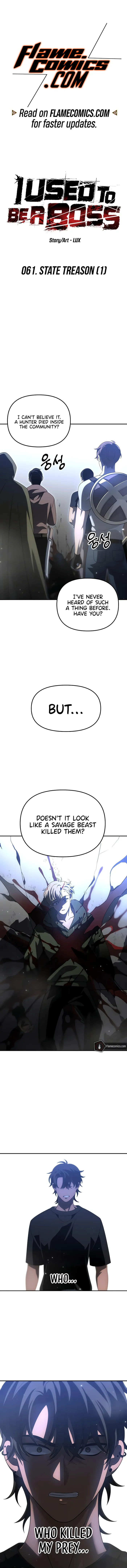 I Used to be a Boss chapter 61 page 1