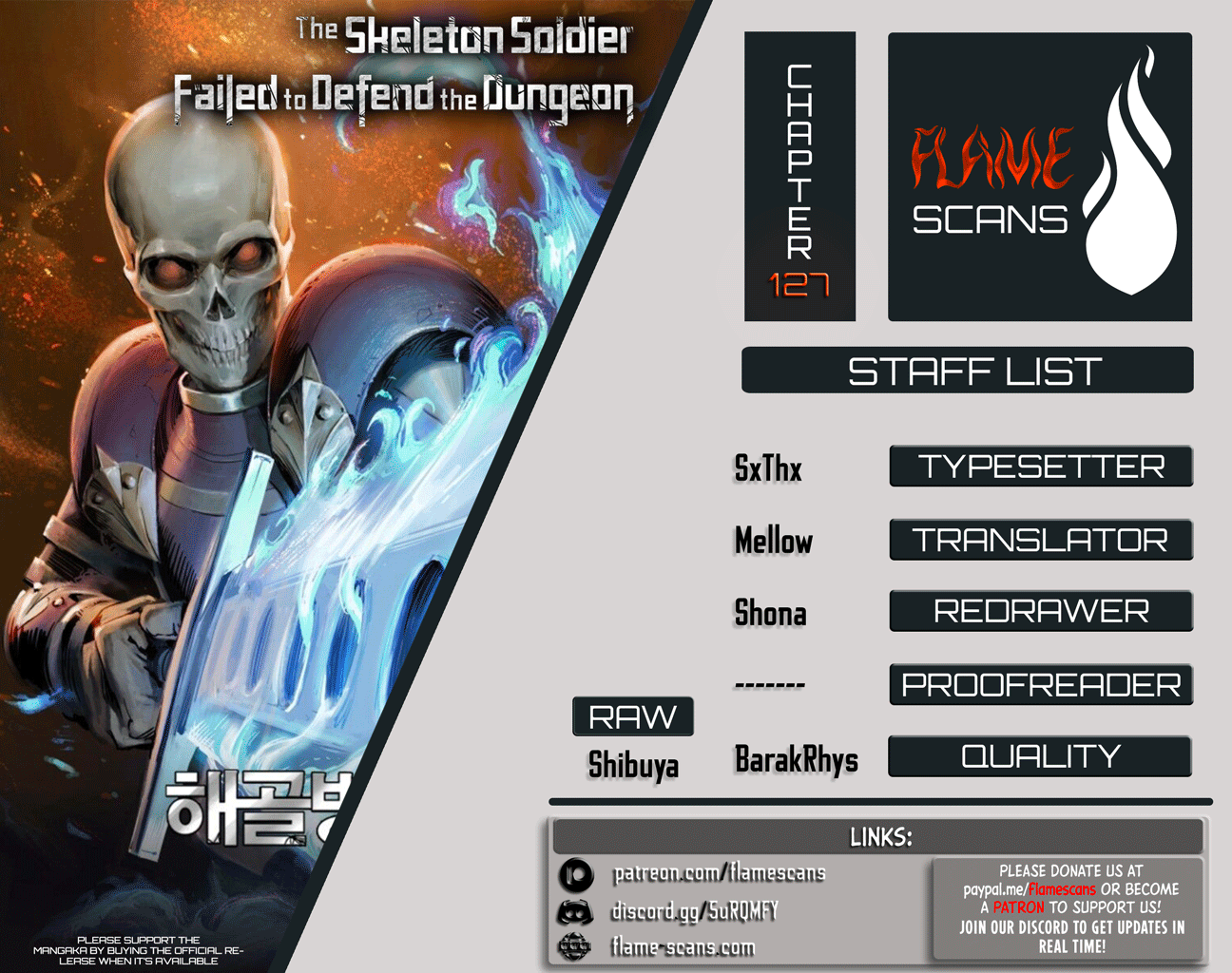 The Skeleton Soldier Failed to Defend the Dungeon chapter 127 page 1