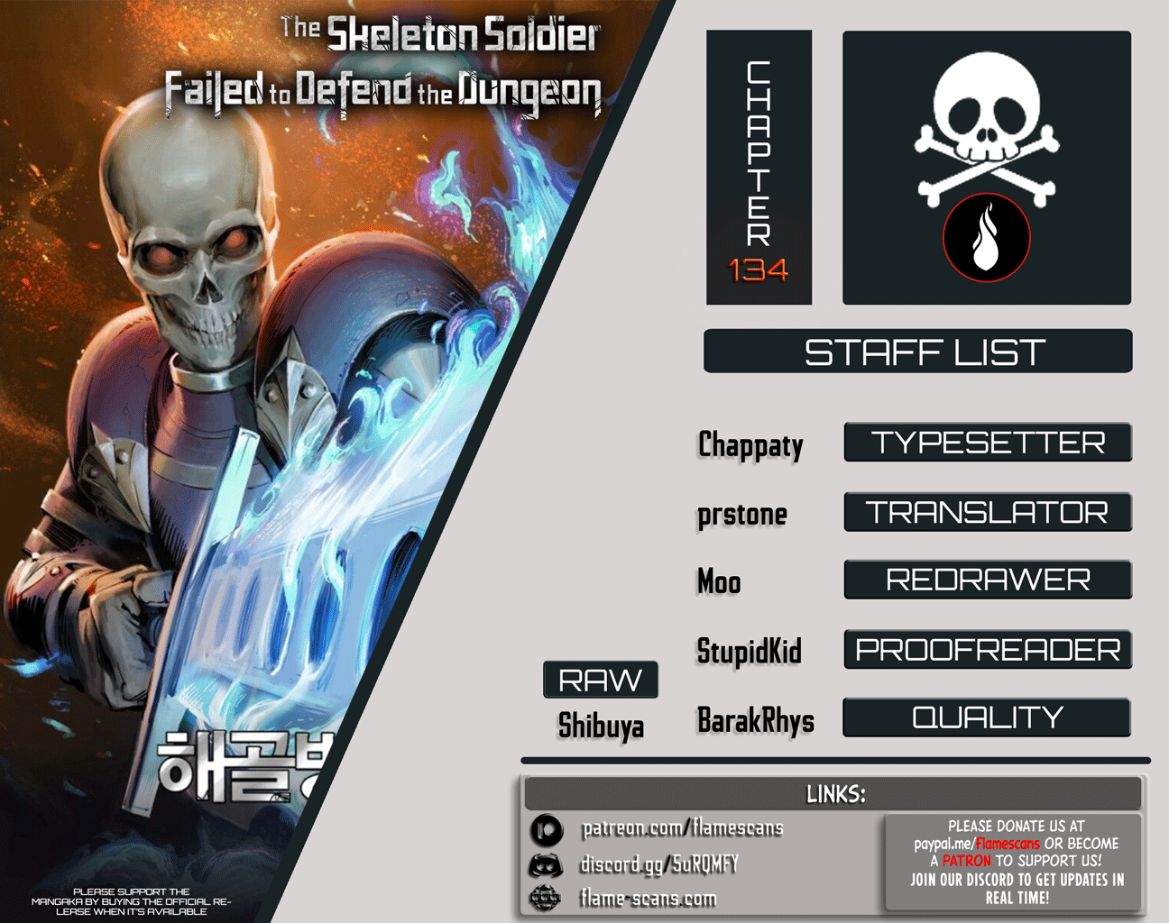 The Skeleton Soldier Failed to Defend the Dungeon chapter 134 page 1
