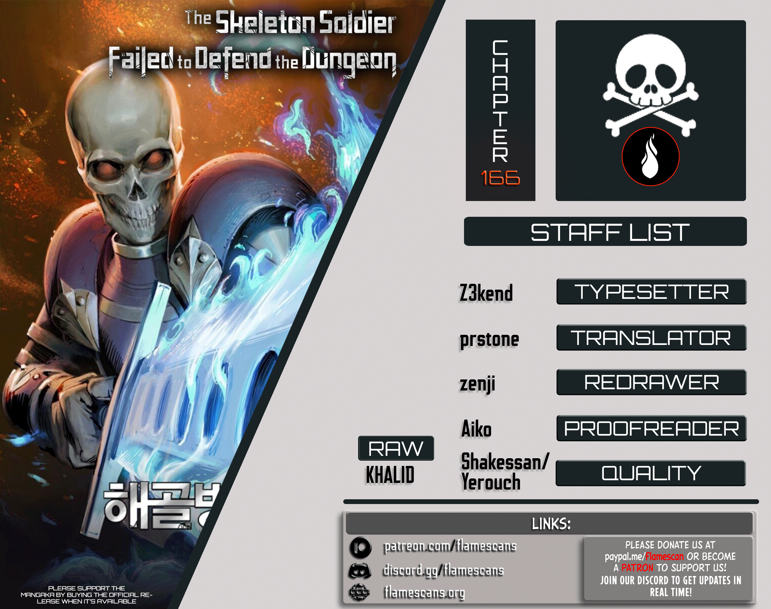 The Skeleton Soldier Failed to Defend the Dungeon chapter 166 page 1