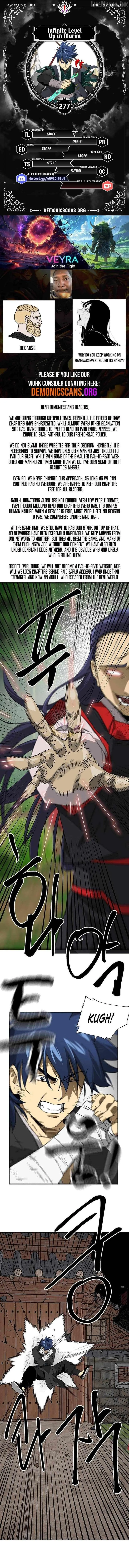 Infinite Level Up in Murim chapter 277 page 1