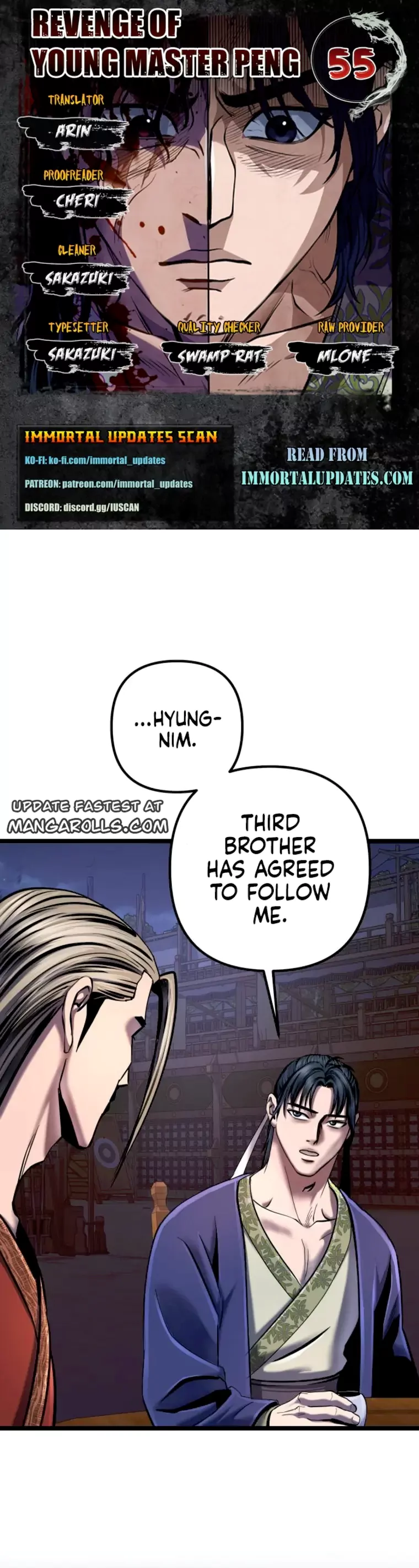 Ha Buk Paeng’s youngest son chapter 55 page 1