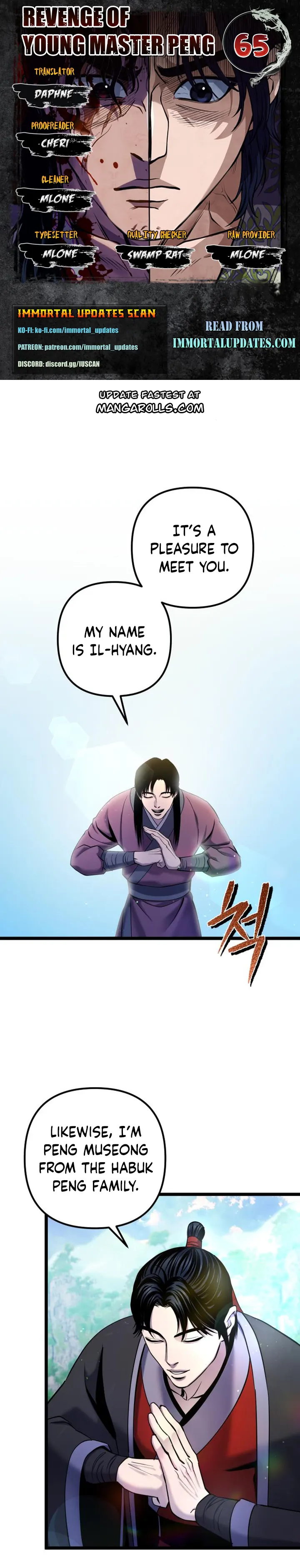Ha Buk Paeng’s youngest son chapter 65 page 1
