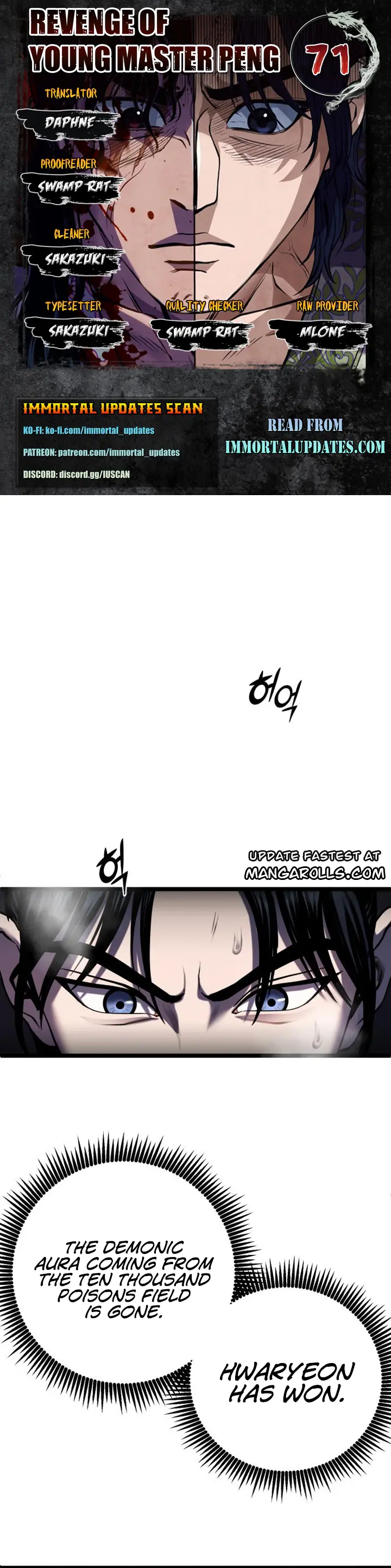 Ha Buk Paeng’s youngest son chapter 71 page 1