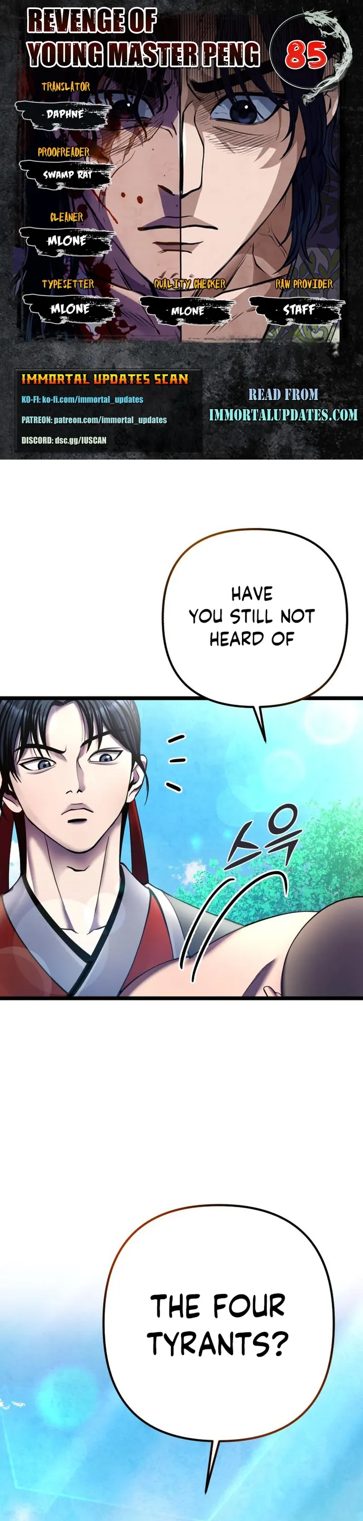 Ha Buk Paeng’s youngest son chapter 85 page 1