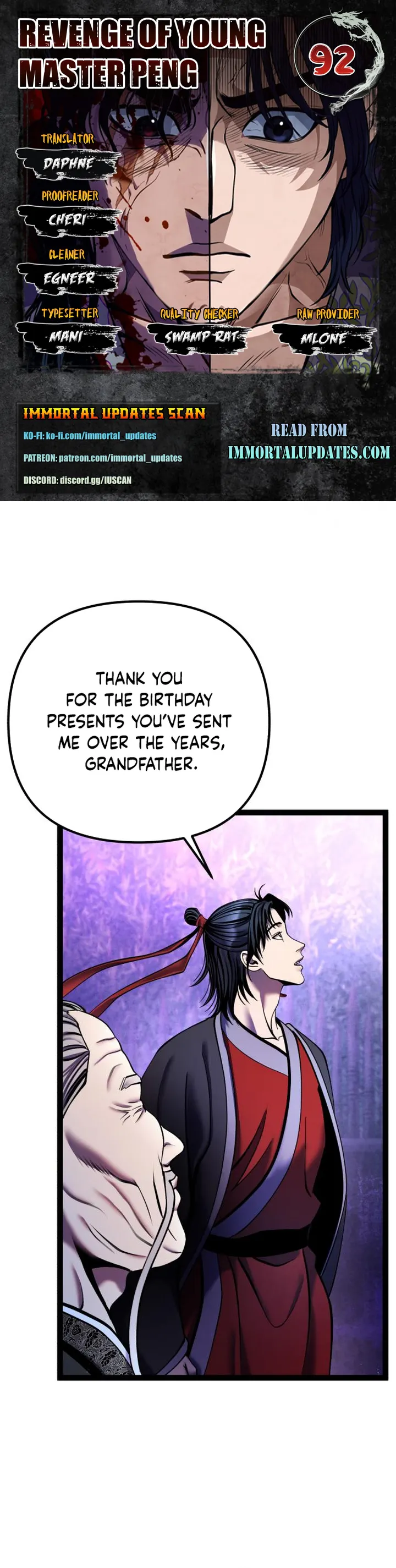 Ha Buk Paeng’s youngest son chapter 92 page 1