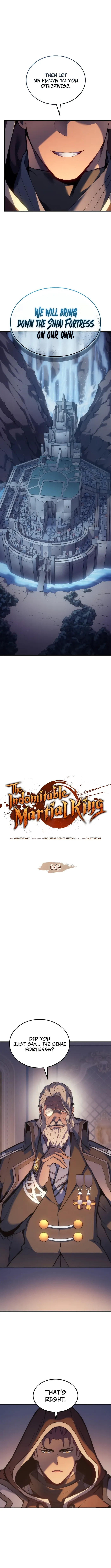 The Indomitable Martial King chapter 49 page 1
