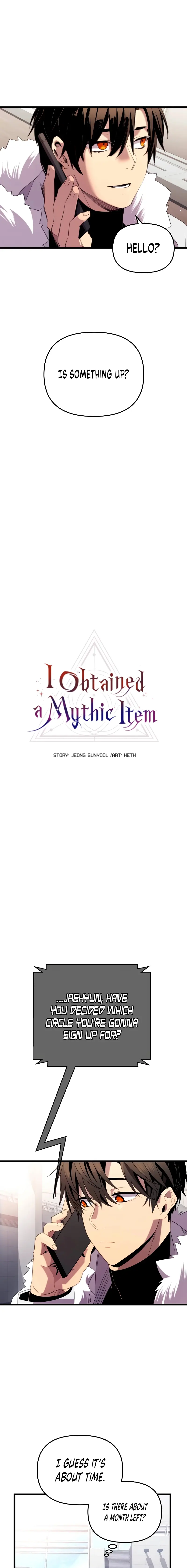 I Obtained a Mythic Item chapter 96 page 1