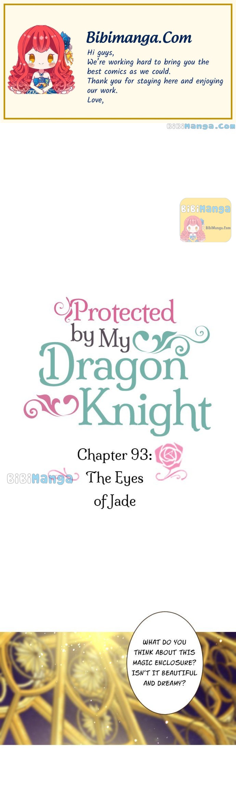 Protected by My Dragon Knight chapter 93 page 1