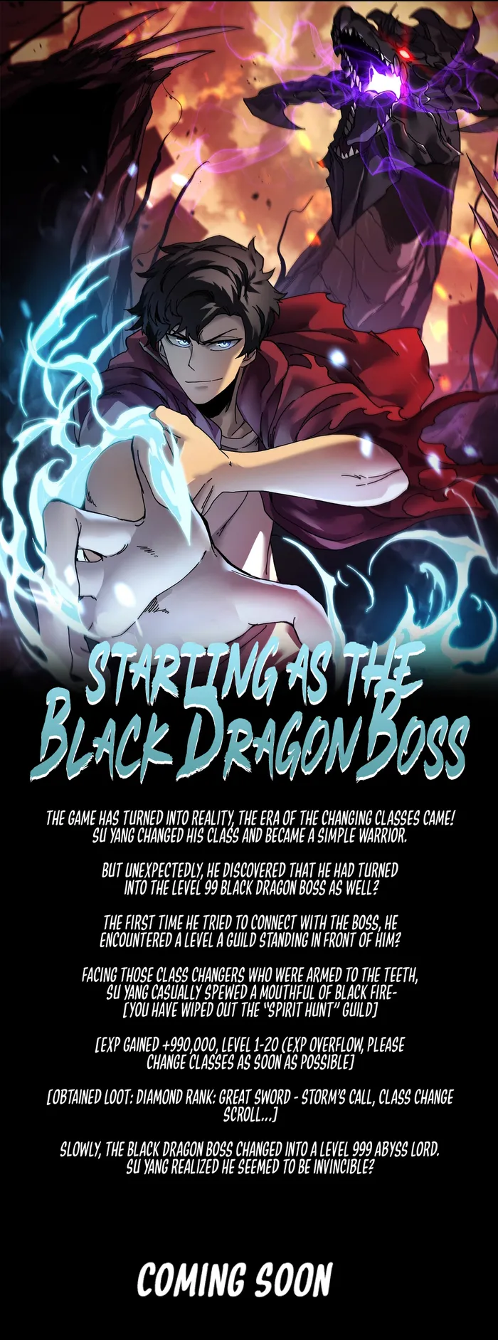 Starting as the Black Dragon BOSS chapter 0 page 1