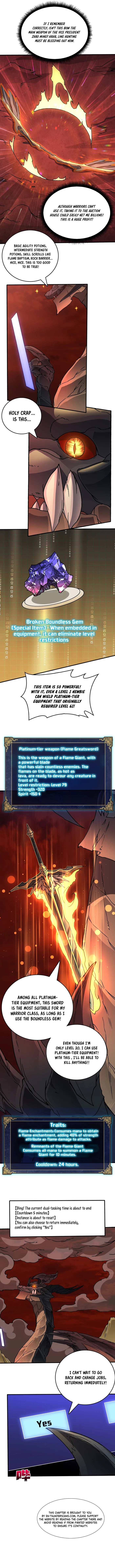 Starting as the Black Dragon BOSS chapter 3 page 8