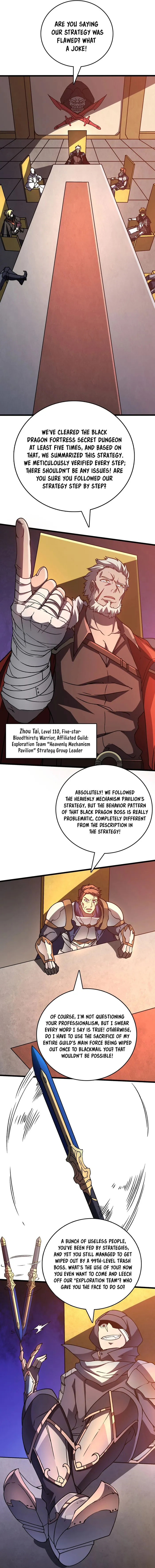Starting as the Black Dragon BOSS chapter 7 page 8