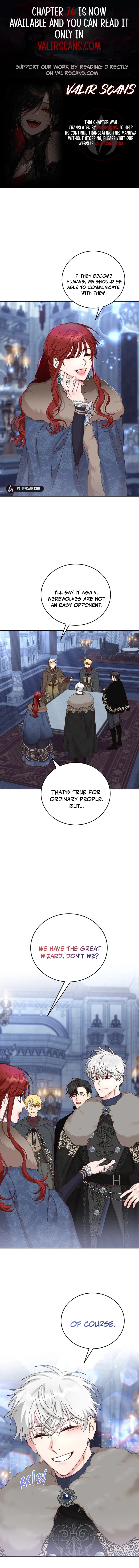 I’ll Just Live on as a Villainess chapter 75 page 1