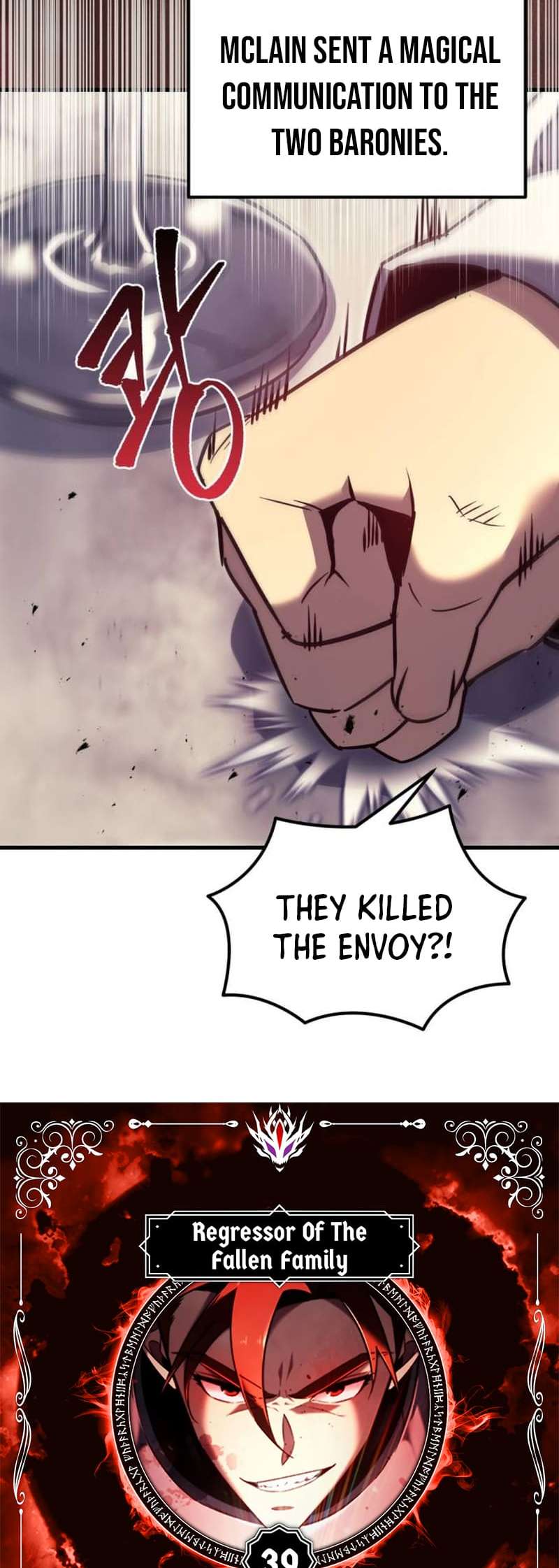 Regressor of the Fallen family chapter 39 page 2