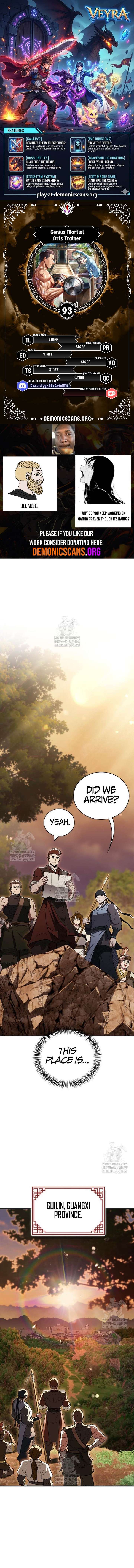 Genius Martial Arts Trainer chapter 93 page 1