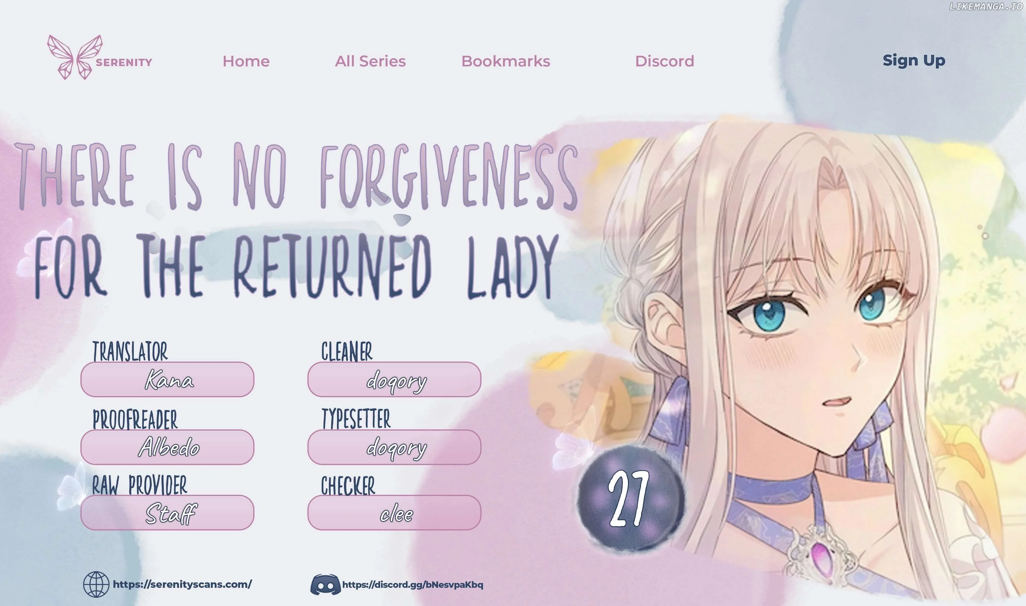 There is no forgiveness from the regressed lady chapter 27 page 1