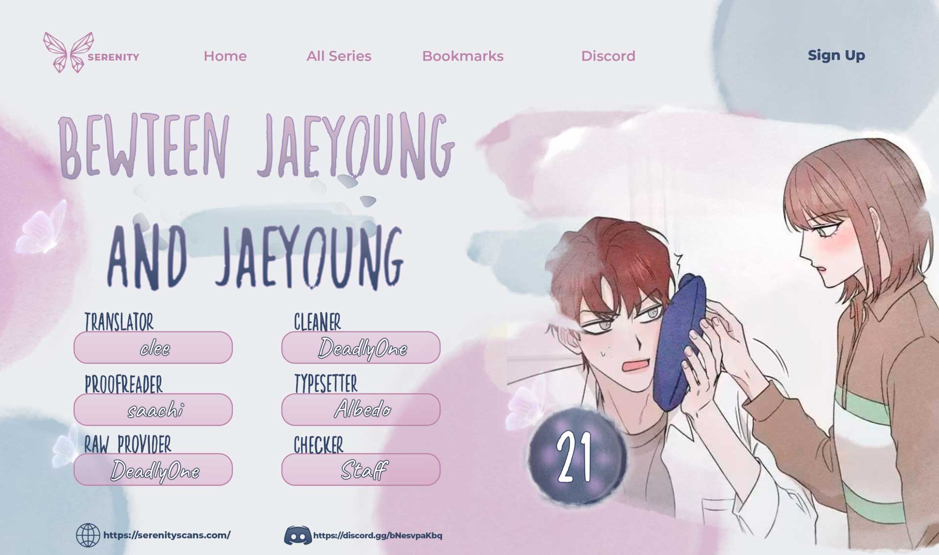 Between Jaeyoung and Jaeyoung chapter 21 page 1