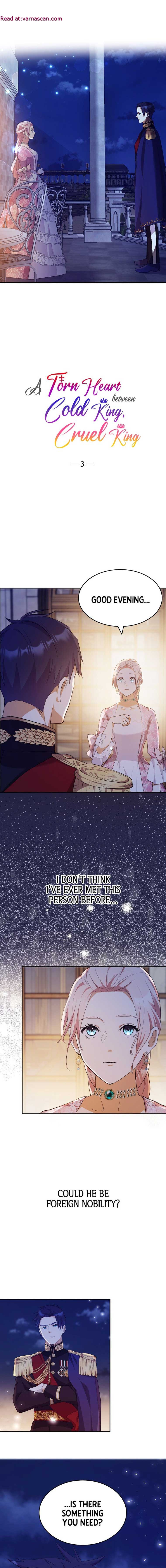 A Torn Heart between Cold King, Cruel King chapter 3 page 1