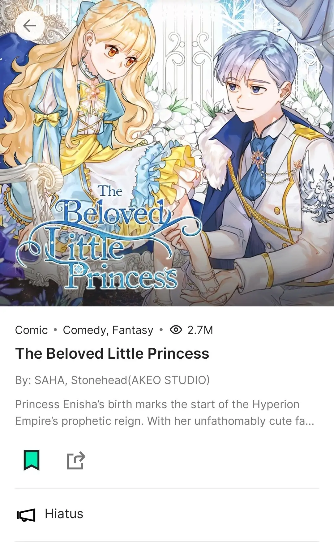 The Beloved Little Princess chapter 85.2 page 1