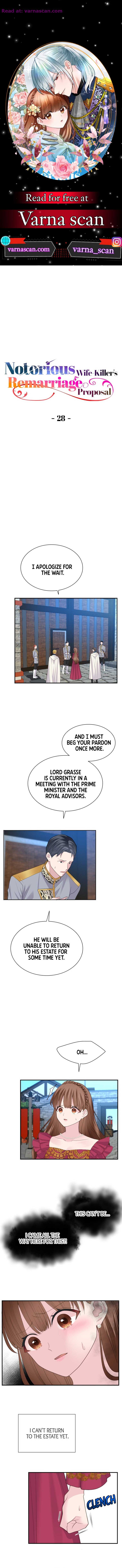 Notorious Wife-Killer’s Remarriage Proposal chapter 28 page 1